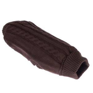 zooplus Basics sweter dla psa, brązowy - Dł. grzbietu ok. 45 cm