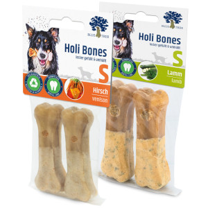 Blue Tree Holi Bones, jagnięcina i jeleń - Rozmiar S (2x jagnięcina, 2x jeleń)