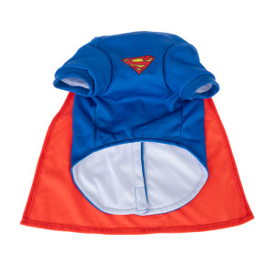 DC Superman kostium dla psa - Rozmiar M/L: dł. grzbietu 38 cm