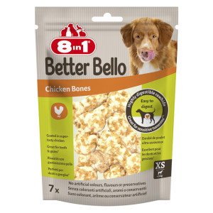 8in1 Better Bello Chicken Bones - 2 x 7 szt. (rozmiar XS)
