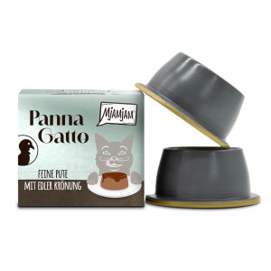 MjAMjAM Panna Gatto, 2 x 80 g - Indyk ze szlachetną polewą