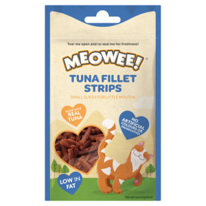 Meowee! Paski z fileta z tuńczyka - 3 x 35 g