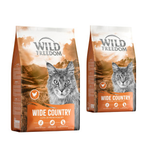 6,5 kg + 2 kg gratis! Wild Freedom Adult, bezzbożowa receptura, 8,5 kg - NOWOŚĆ: „Wide Country”, drób, 6,5 kg +  „Wide Country”, drób, 2 kg