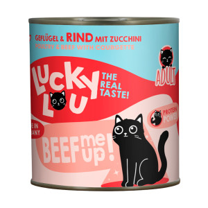 Korzystny pakiet Lucky Lou Adult, 2 x 800 g - Drób i wołowina