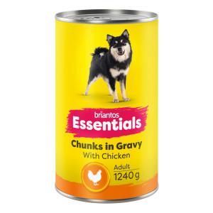 Briantos Essentials Chunks in Gravy, 6 x 1240 g - Kurczak