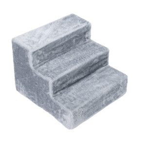 zooplus Basics schodki dla zwierząt Stepway, szare - Rozm. M (dł. x szer. x wys.): 40 x 40 x 30 cm