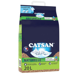 Catsan Naturelle Plus żwirek naturalny - 20 l