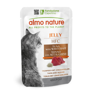 Almo Nature HFC w galarecie, 6 x 55 g - Tuńczyk i sardele