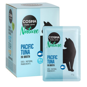 Pakiet Cosma Nature, saszetki, 24 x 50 g  - Tuńczyk pacyficzny