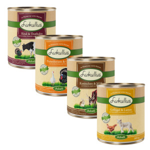 Megapakiet Lukullus Naturkost, 24 x  800 g - Pakiet mieszany I (4 smaki)