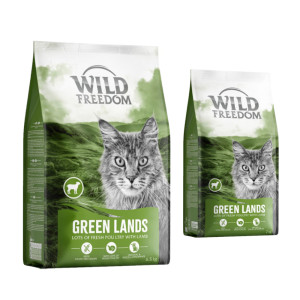 6,5 kg + 2 kg gratis! Wild Freedom Adult, bezzbożowa receptura, 8,5 kg - NOWOŚĆ: „Green Lands”, jagnięcina, 6,5 kg +  „Green Lands”, jagnięcina, 2 kg