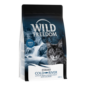 Wild Freedom Adult "Cold River" Sterilised, łosoś - bezzbożowa receptura - 400 g