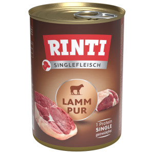 Megapakiet RINTI Singlefleisch, 24 x 400 g - Jagnięcina