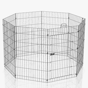 Ferplast Ośmiokątny kojec - Rozmiar M: 8 elementów (szer. x wys.: 57 x 76,5 cm)