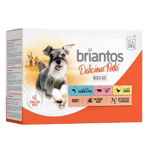 Megapakiet Briantos Delicious Paté, 48 x 100 g - Pakiet mieszany