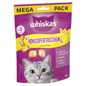 180g Temptations Kyckling & ost Whiskas kattgodis