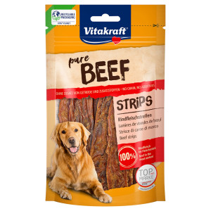 Vitakraft BEEF, paski z wołowiny - 6 x 80 g