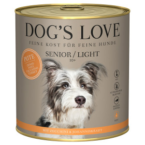 Dog´s Love Senior/Light, indyk - 6 x 800 g