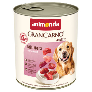 Megapakiet animonda GranCarno Original Adult, 24 x 800 g - Serca