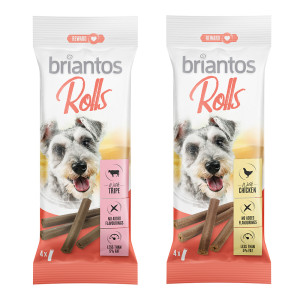 Briantos Rolls - Pakiet mieszany (4x z kurczakiem + 4x ze żwaczami)