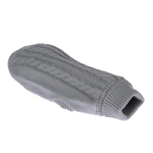 zooplus Basics sweter dla psa, szary - Dł. grzbietu ok. 45 cm