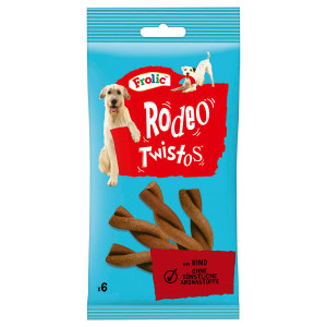 Frolic Rodeo Twistos - Z wołowiną, 18 x 6 szt.