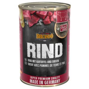 Belcando Super Premium 6 x 400 g - Wołowina z ziemniakami i groszkiem