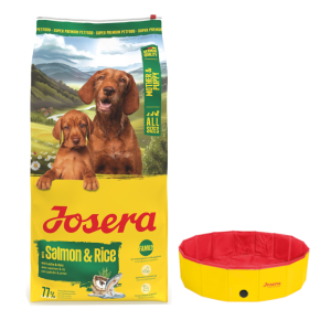 Josera: 10 kg / 12,5 kg karma sucha + Basen dla psa gratis! - Mother & Puppy, łosoś i ryż, 12,5 kg