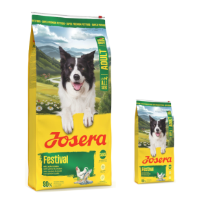 12,5 kg + 3 kg gratis! Josera, karma sucha, 15,5 kg - Adult Festival, łosoś i kurczak