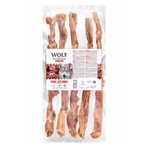 Wolf of Wilderness głowizna wołowa ekstra długa „High Uplands” - 3 x 5 szt. (3 x 500 g)