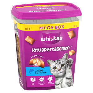 Whiskas Temptations, chrupiące poduszeczki - Łosoś 350 g