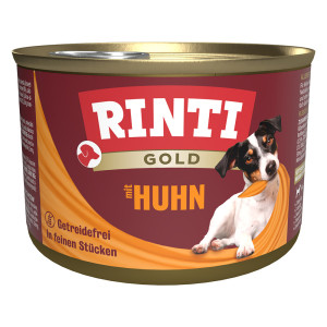 Megapakiet RINTI Gold, 24 x 185 g - Kawałki kurczaka