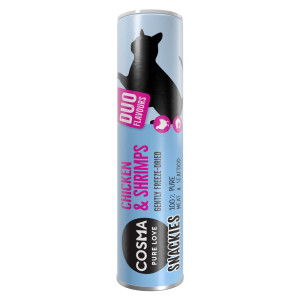 23g Kycklingbröst & räkor Snackies DUO 2 in 1 Cosma kattgodis