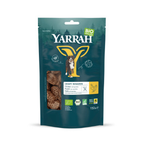 Yarrah Bio Hunde Oven-Dried Crispy Rewards - 150 g