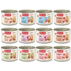 Mieszany pakiet animonda Adult, 12 x 200 g - Kreacja z drobiem