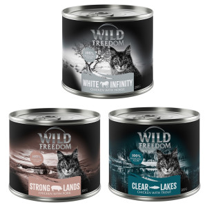 Megapakiet Wild Freedom Adult, 24 x 200 g - Pakiet mieszany III (3 smaki)