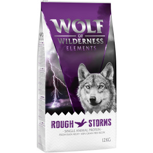 Wolf of Wilderness Monoprotein Sensitive „Rough Storms”, kaczka - bez zbóż - 12 kg