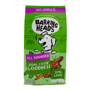 Barking Heads All Hounder Chop Lickin', jagnięcina -: 2 x 12 kg