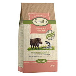 Lukullus Adult, łosoś z dzikiem  - 10 kg