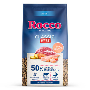 Rocco Adult Classic, wołowina z łososiem 2 x 10 kg