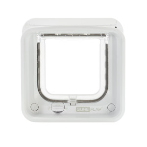 Drzwiczki dla kota SureFlap Connect z czytnikiem mikrochipów - SureFlap drzwiczki z czytnikiem microchipów, białe (działają z portem SureFlap)