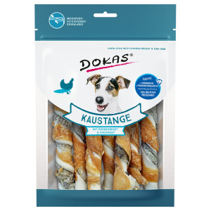 Dokas pałeczki do żucia, kurczak i ryba - 170 g