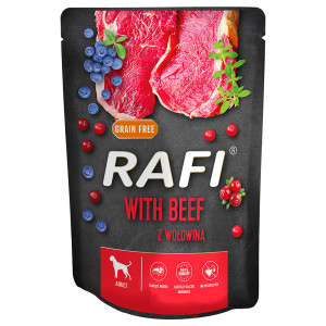 Rafi Dog, 10 x 300 g - Wołowina