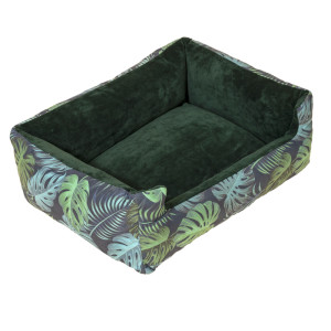 TIAKI Jungle Collection przytulne legowisko - Dł. x szer. x wys.: 60 x 45 x 20 cm