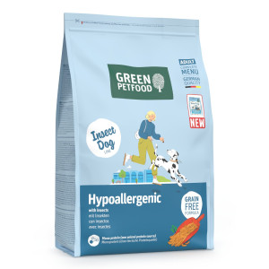 Green Petfood Hypoallergenic, z owadami - 3 kg