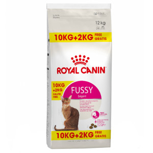 10 + 2 kg gratis! Royal Canin, karma sucha dla kota, 12 kg - Fussy Exigent