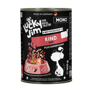 Korzystny pakiet Lucky Jim Mono, 24 x 400 g - Wołowina
