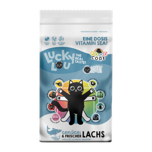 Lucky Lou Adult, drób i łosoś - 2 x 9 kg