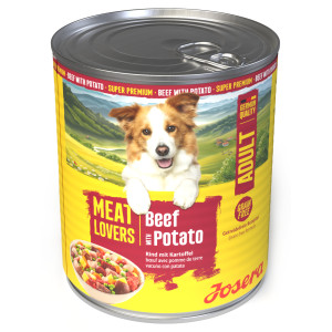 Josera Meatlovers Menu, 6 x 800 g - Wołowina i ziemniak (nowa szata graficzna)