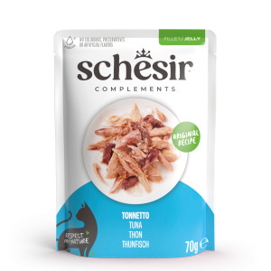 Korzystny pakiet Schesir Complements filet w galarecie, 24 x 70 g - Tuńczyk